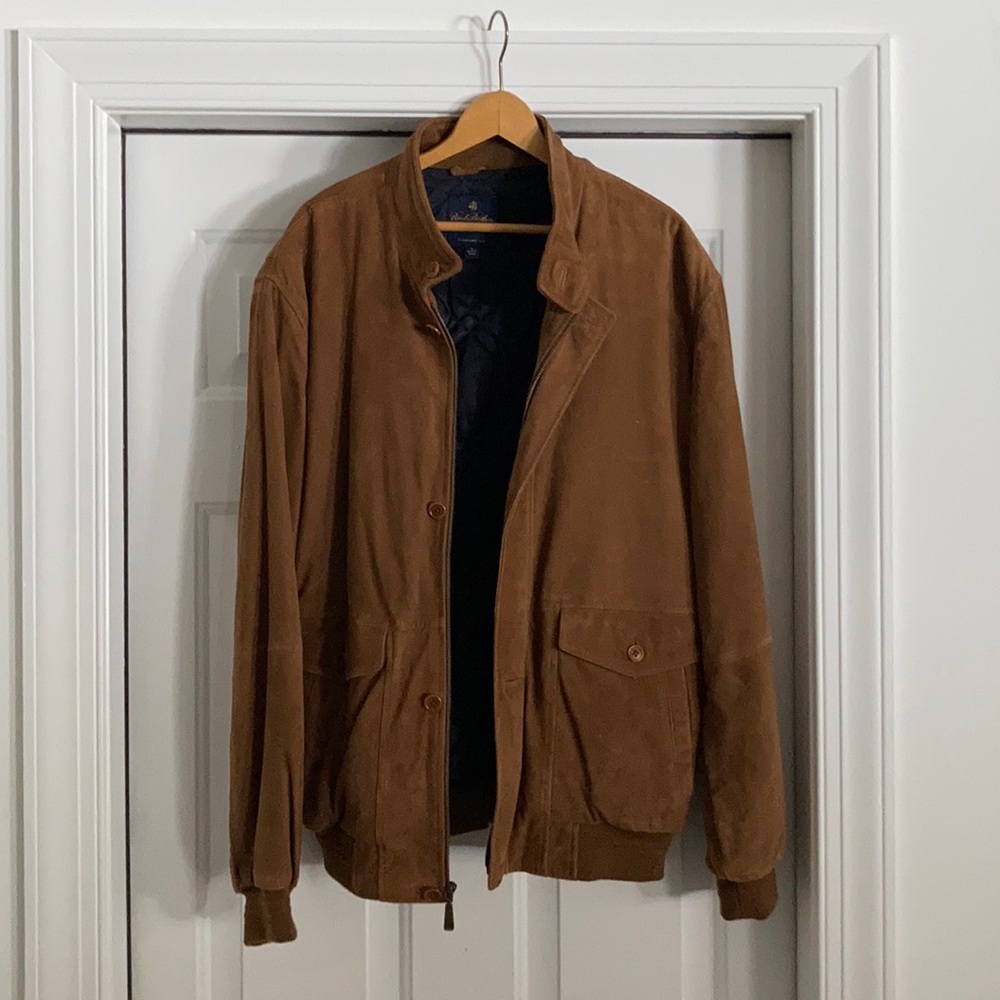 Brooks Brothers men’s suede jacket